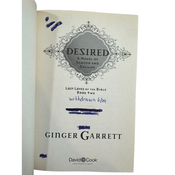 Desired by Ginger Garrett (Paperback) - Picture 8 of 8